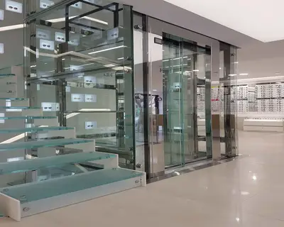 a panoramic elevator