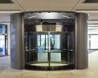 a panoramic elevator