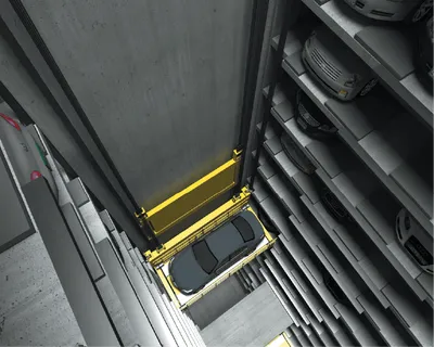 a panoramic elevator